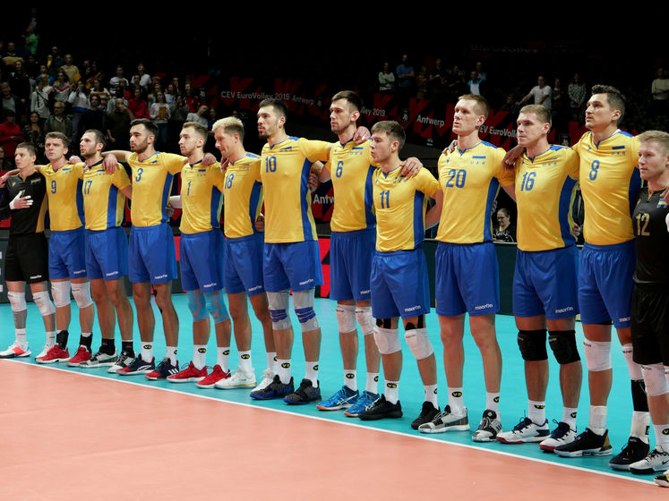 Мужская сборная Украины по волейболу поднялась на пять позиций в европейском рейтинге