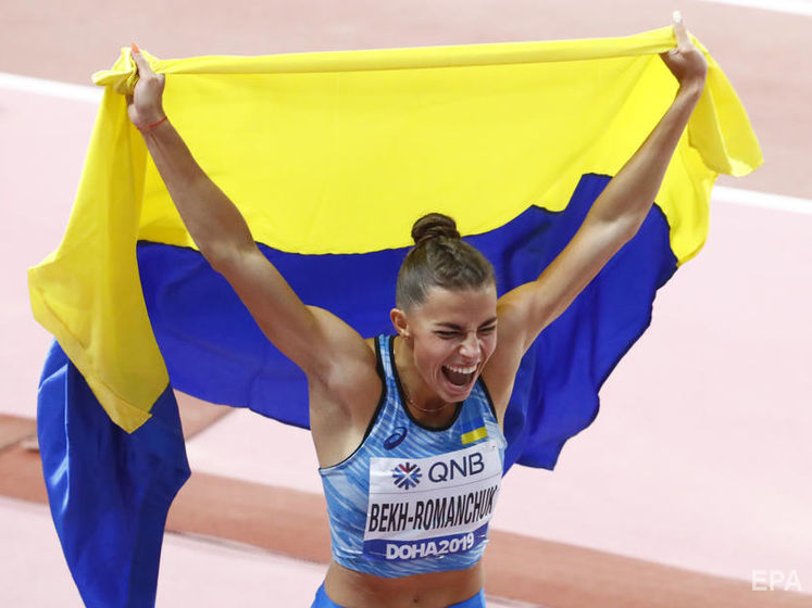 ﻿Українська стрибунка Бех-Романчук завоювала срібло чемпіонату світу 