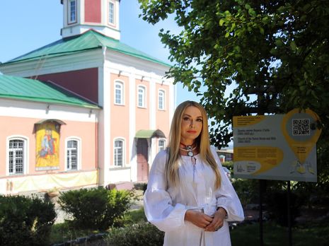 Ольга Сумська презентує церкву Бориса і Гліба ХІХ століття