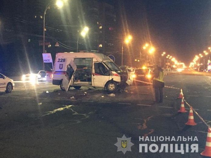 Полиция Киева открыла уголовное производство по факту ДТП со "скорой"