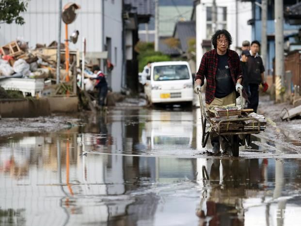 Число жертв тайфуна "Хагибис" в Японии возросло до 74