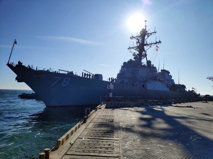 Американский эсминец USS Porter покинул Одессу