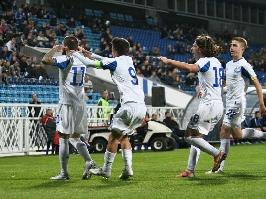"Динамо" U19 разгромило ПАОК в первом матче финала пути чемпионов Юношеской лиги УЕФА