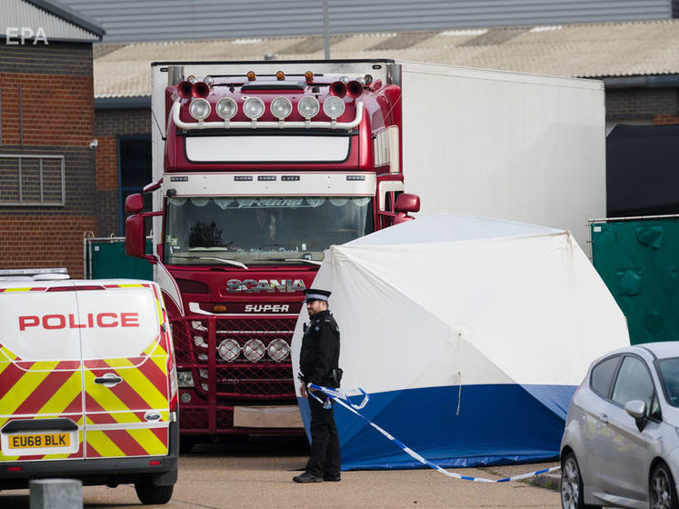 ﻿Британська поліція ідентифікувала всіх 39 загиблих мігрантів, яких виявили у вантажівці