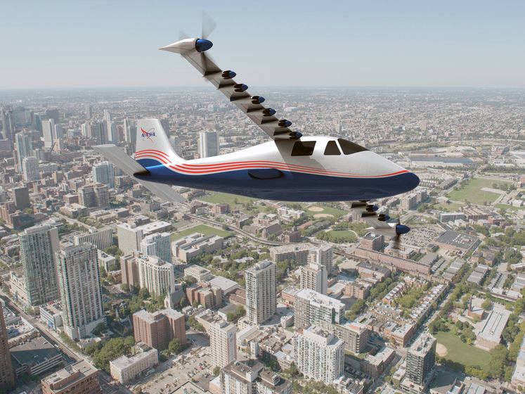 NASA презентовало свой первый электрический самолет. Видео