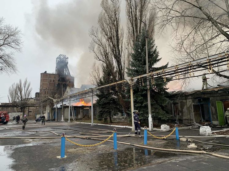 ﻿У Донецькій області сталася пожежа на шахті "Північна"