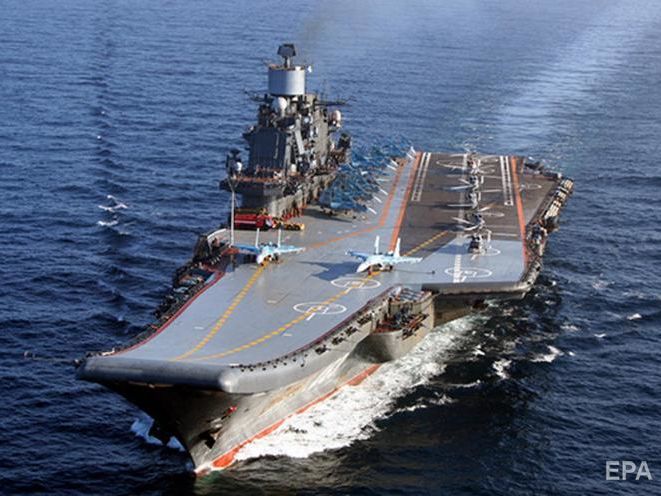 ﻿Пожежа на "Адміралі Кузнєцові" сталася через займання купи сміття – ЗМІ