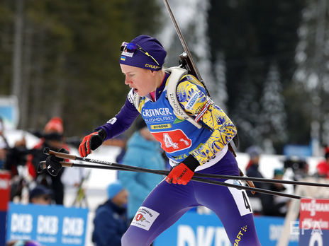 Украинская биатлонистка Меркушина завоевала бронзу на Кубке IBU