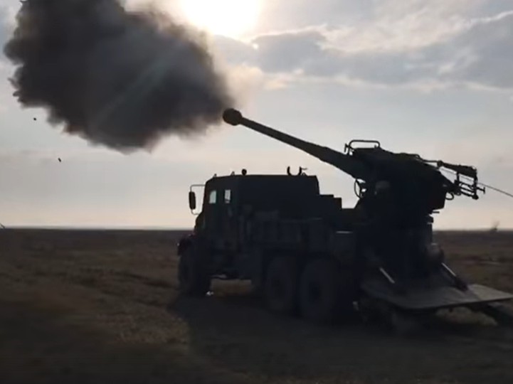 В Днепропетровской области проходят испытания самоходной артиллерийской установки "Богдана"