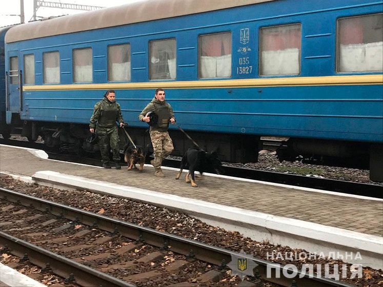 Полиция Полтавы задержала пьяного "минера" железнодорожного вокзала