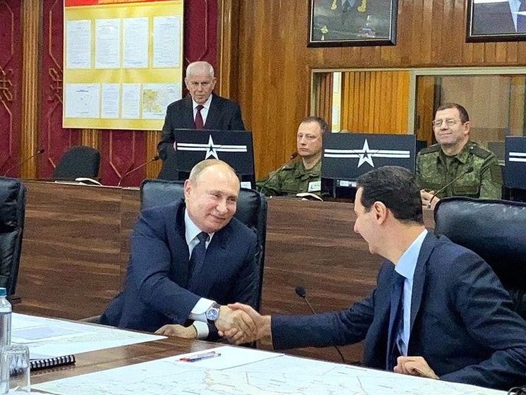 ﻿Путін зустрівся з Асадом у Дамаску