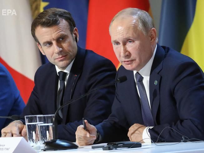 ﻿Путін і Макрон говорили про Україну – пресслужба Кремля