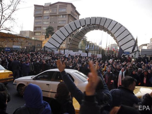 ﻿В Ірані поновилися протести через катастрофу літака МАУ