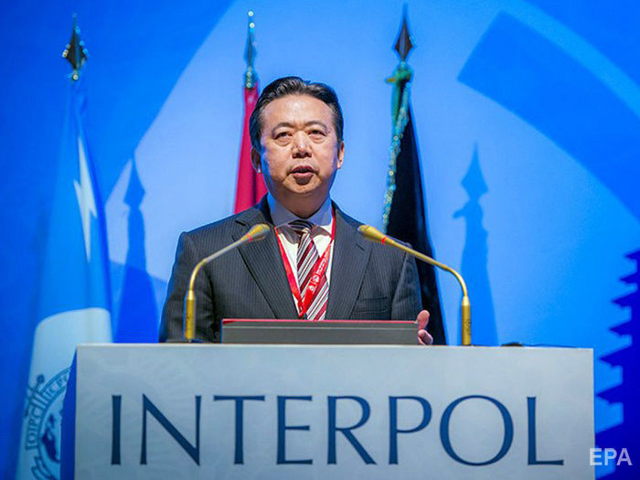 ﻿Колишнього главу Інтерполу в Китаї засудили до 13,5 року в'язниці