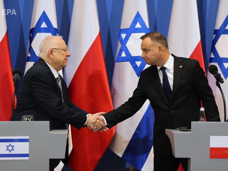 ﻿Президент Ізраїлю Рівлін закликав Дуду "відновити мости" між двома народами