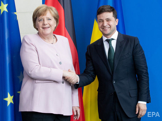 Зеленский обсудил с Меркель новые участки разведения и продление санкций ЕС в отношении бывших украинских чиновников