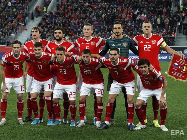 ﻿Збірна Росії може виступити на чемпіонаті світу з футболу 2022 року з назвою "Наши парни" – ЗМІ