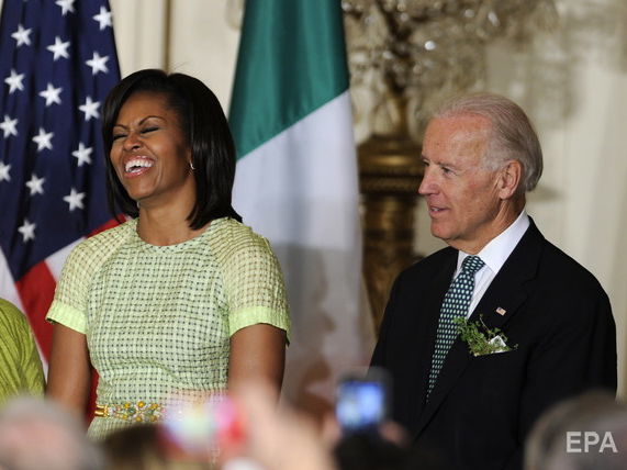 ﻿Байден заявив, що "не змигнувши оком" запропонував би Мішель Обамі балотуватися у віцепрезиденти