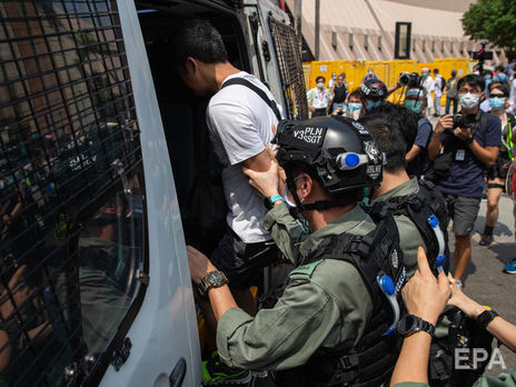 ﻿Поліція Гонконгу затримала понад 200 учасників протестів, 18 осіб звернулися до лікарні
