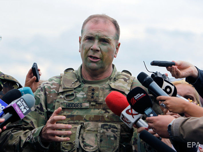 ﻿Американський генерал Годжес сподівається, що нова влада України надасть "належний опір" агресії Росії