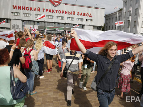 Работники Минского тракторного завода присоединились к общенациональной забастовке 17 августа