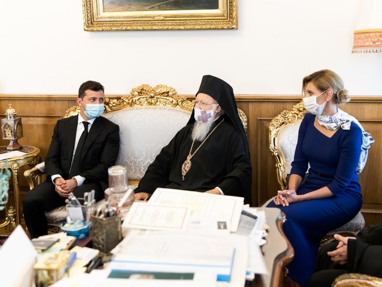 Во время визита в Турцию Зеленский встретился со вселенским патриархом Варфоломеем