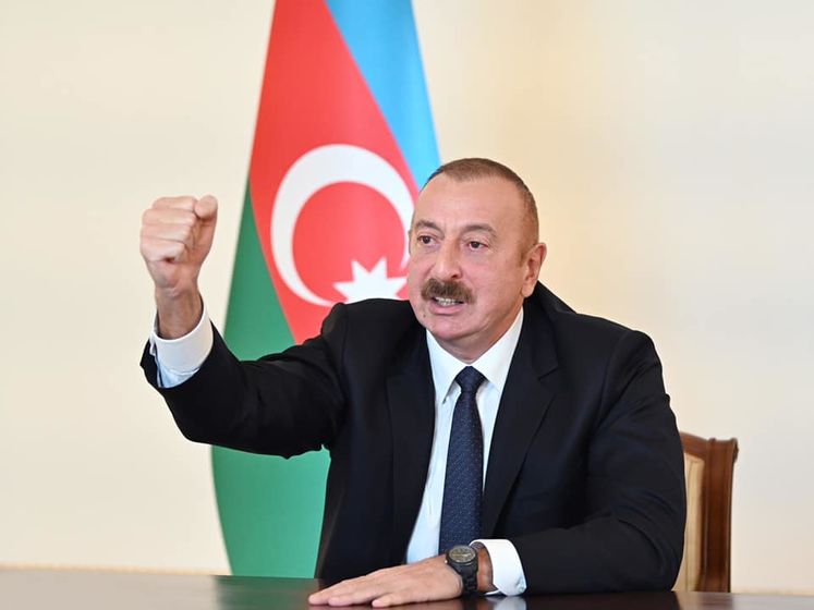 Алієв заявив, що Азербайджан має підтвердження присутності РФ у Нагірному Карабасі