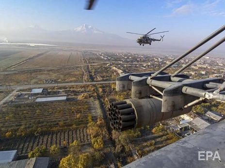 Станом на 16 листопада Росія скерувала в Нагірний Карабах 140 літаків зі своїми "миротворцями"