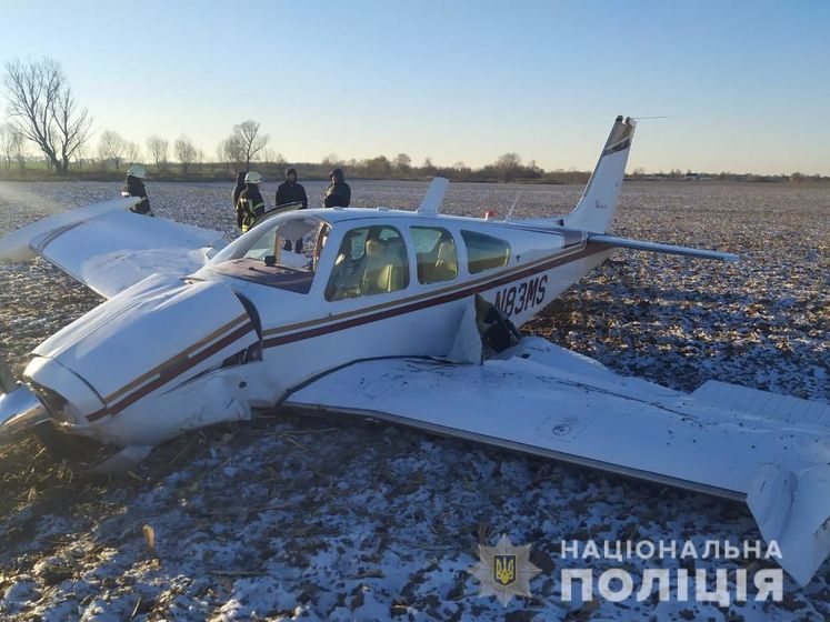 В Киевской области потерпел крушение самолет
