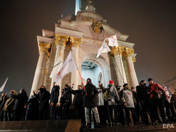 Протест підприємців на Майдані. Мітингувальники знову встановили намети