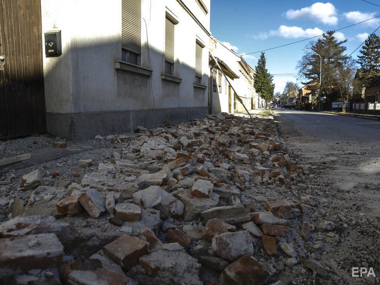 Унаслідок землетрусу в Хорватії пошкоджено будівлю українського посольства