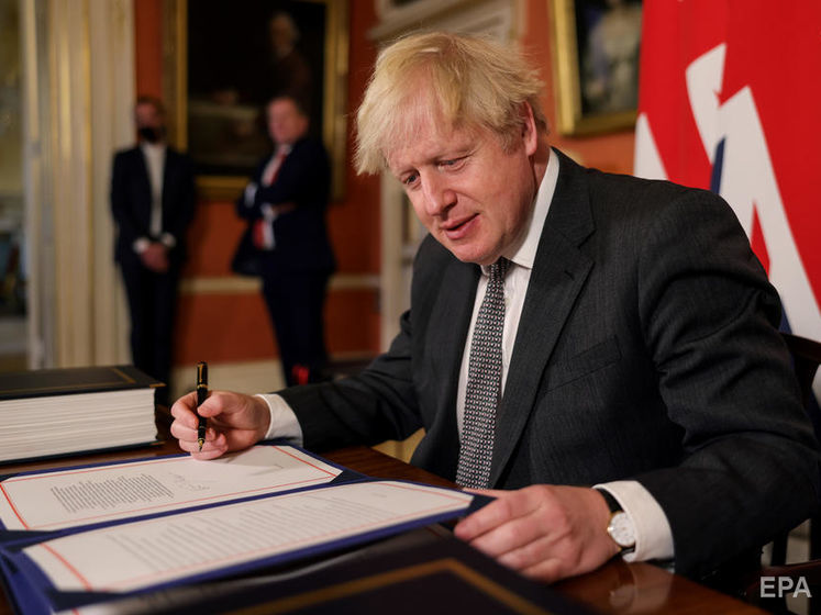Джонсон підписав торговельну угоду щодо Brexit