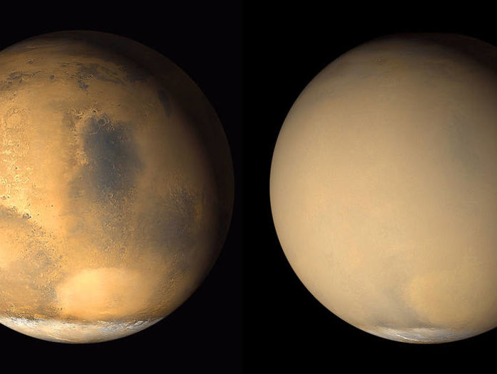 Ученый NASA предрекает глобальную песчаную бурю на Марсе