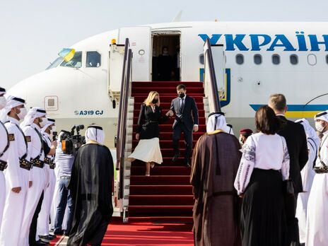 Зеленский рассказал о целях визита в Катар