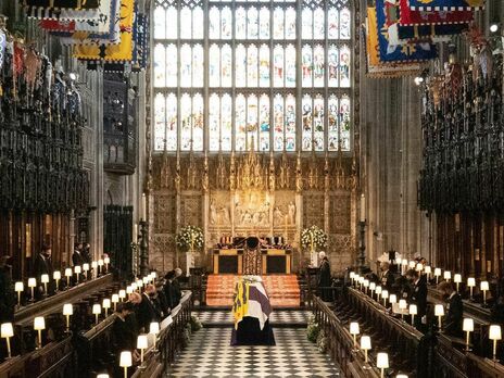 У Великобританії поховали чоловіка королеви Єлизавети II. Фоторепортаж