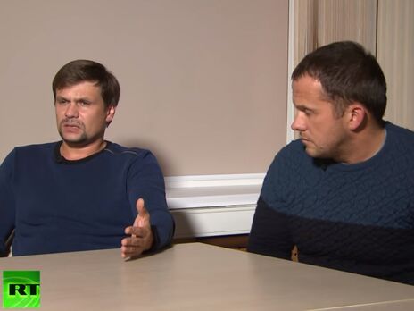У Великобританії Боширова (на фото ліворуч) і Петрова називали агентами ГРУ