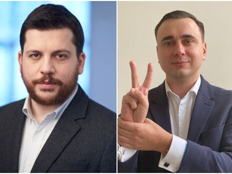 Пранкери вдали із себе соратників Навального Волкова (ліворуч) і Жданова (праворуч)