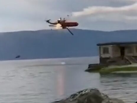 В Китае разбился пожарный вертолет, есть погибшие