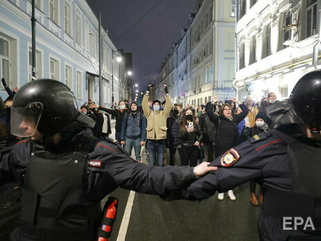 Востаннє заплановані акції протесту на підтримку Навального відбулися 21 квітня