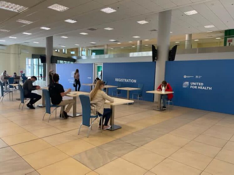 У Львові на базі стадіону відкрили центр вакцинації проти COVID-19