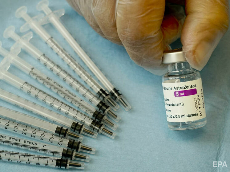 В Украине зарегистрировали вакцину от коронавируса AstraZeneca, произведенную в Италии 