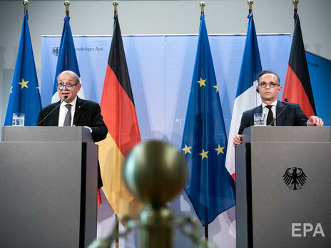 Франция и Германия напомнили РФ о ее ответственности в вопросе мирного решения конфликта на Донбассе