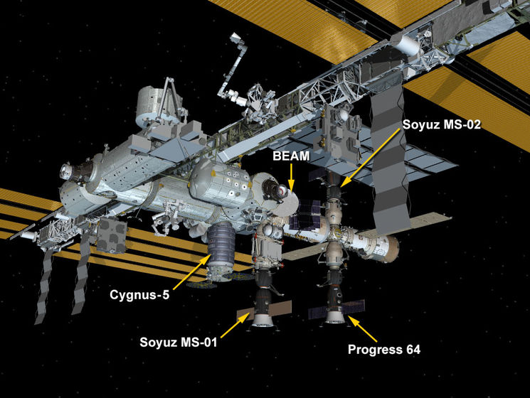 Космический корабль Cygnus успешно состыковался с МКС