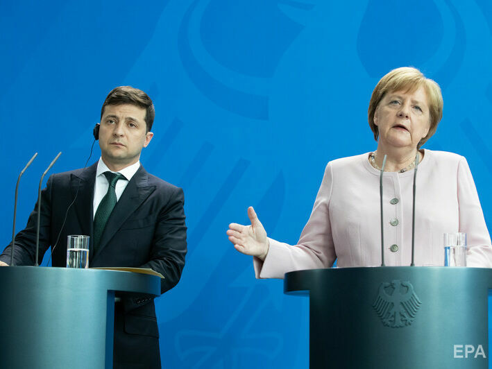 Меркель пригласила Зеленского в Германию для обсуждения урегулирования ситуации на Донбассе