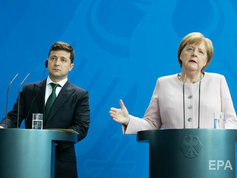 Меркель намерена обсудить с Зеленским ряд вопросов, касающихся двусторонних отношений Украины и Германии