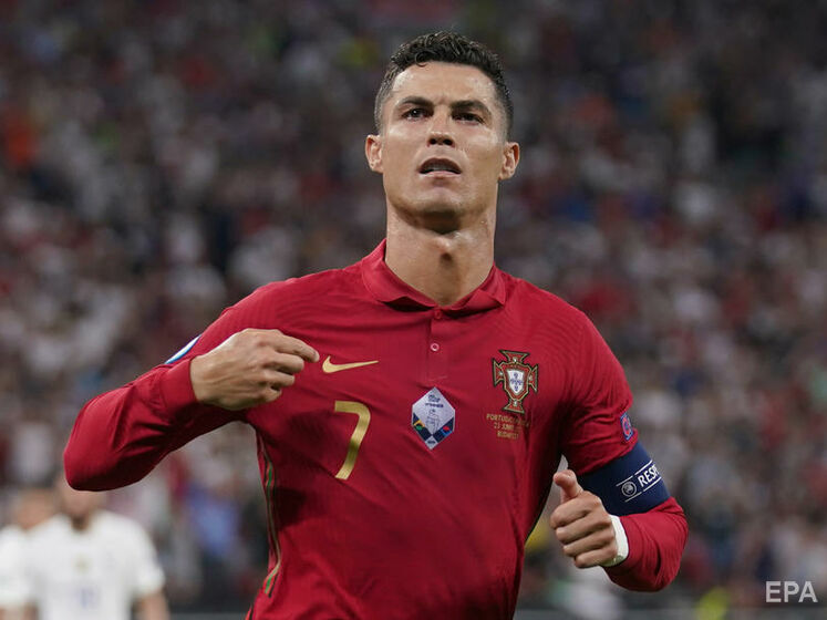 Роналду повторил мировой рекорд, забив 109 голов за сборную Португалии