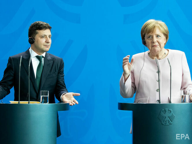 Зеленський під час візиту до ФРН обговорить із Меркель будівництво "Північного потоку – 2"