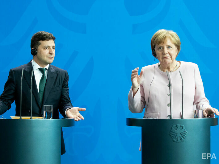В уряді ФРН назвали теми зустрічі Меркель із Зеленським