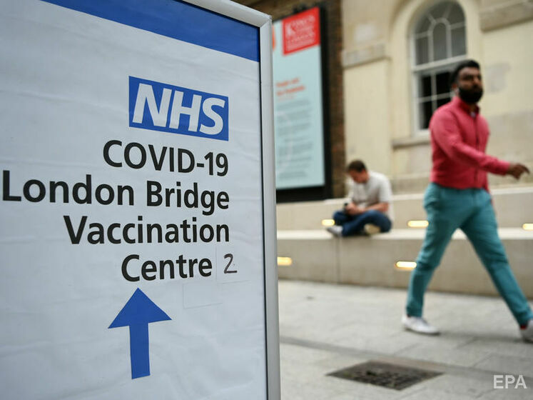 У Великобританії вакцинували проти COVID-19 три чверті дорослого населення
