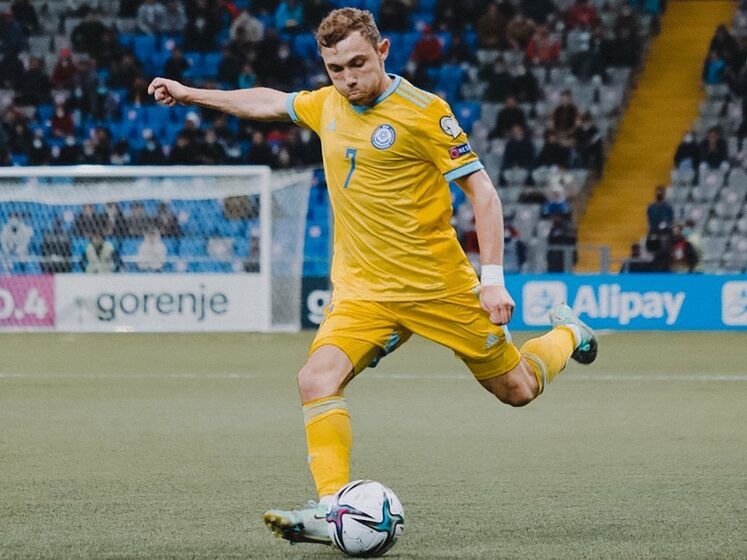 Гравець збірної Казахстану Валіуллін, який забив два голи Україні, провалив допінг-тест – журналіст